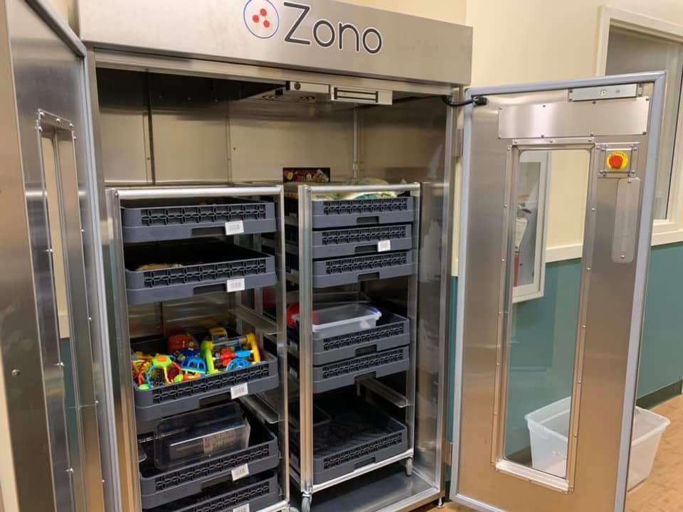 A Zono Cabinet Offers Hospital-Grade Sanitizing